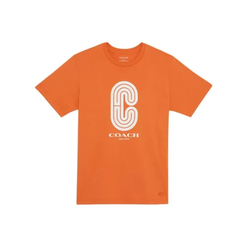 COACH T-Shirt Men's Candy Orange