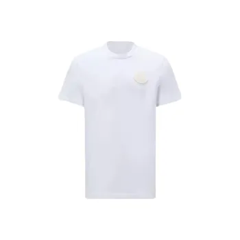 Moncler Logo patch Cotton T shirt