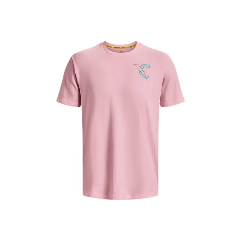 Under Armour T Shirt Men's Pink-0
