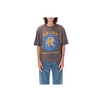 RHUDE T-Shirts Men Vintage Gray