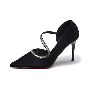PINWEISHIDU High Heels Women's Black/Beige