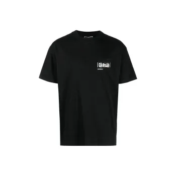 PALM ANGELS X MoneyGram Haas F1 Team T-Shirt 'Black/White'