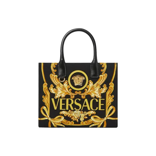 FANSIZHE Fabric tote Dusy Bag, Shopping Bag, Shoulder Bag, Crossbody Bag, Handbag Unisex Black & Gold