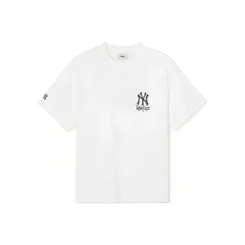 MLB SS24 Set in Sleeve T Shirt Unisex White