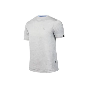 QIAODAN T Shirt Men's Gray Heather Gray
