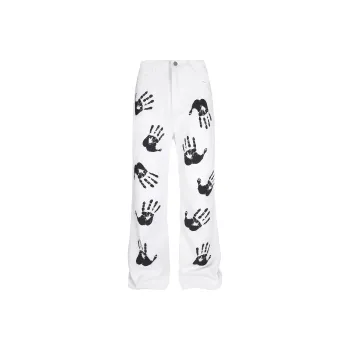 NEAR HERE Jeans Unisex White