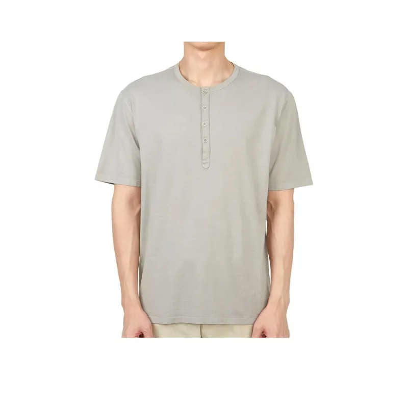 TEN C Cotton Henley T shirt-0