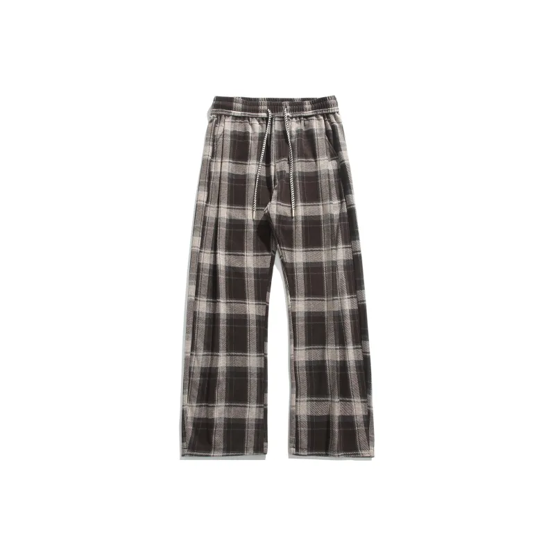 REXSHION Casual Pants Unisex Black-6