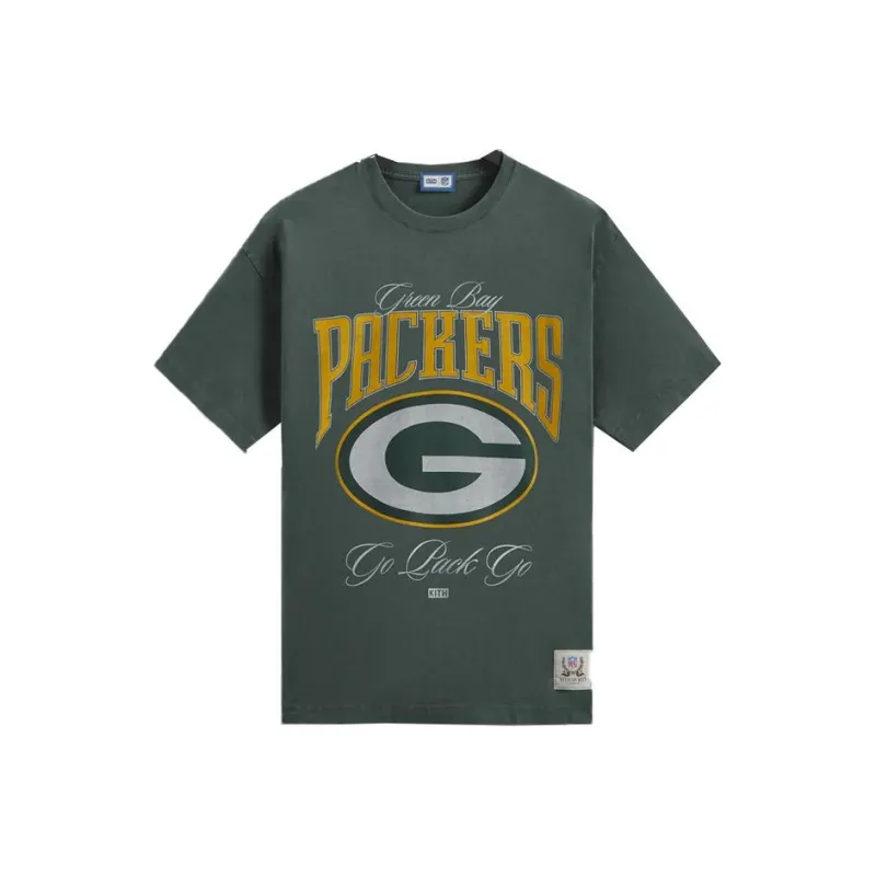 KITH For The NFL Packers Vintage Tee-0