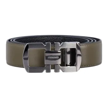 Ferragamo Reversible Gancini Buckle Belt