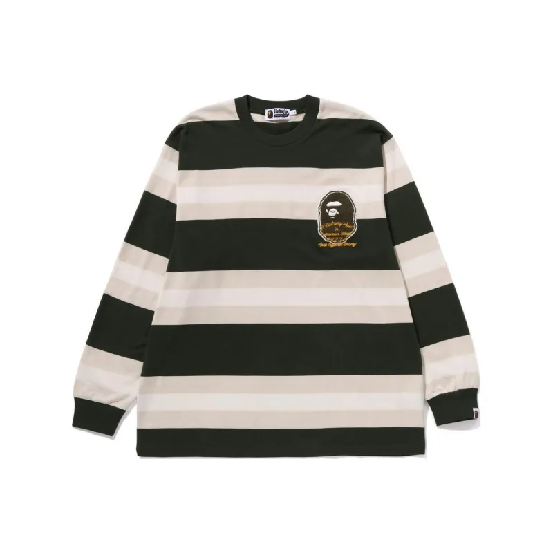 Bape Badge Hoop L/S Tee-4