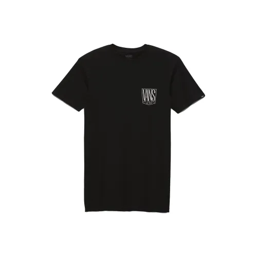 Vans ORIGINAL TALL TYPE SS T-Shirts Unisex Black