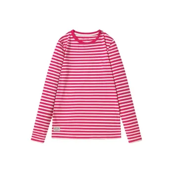 OUTDOOR PRODUCTS T Shirt Men's Rose Red White Pinstripe