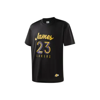 NBA Player Number Series T Shirts Unisex Black