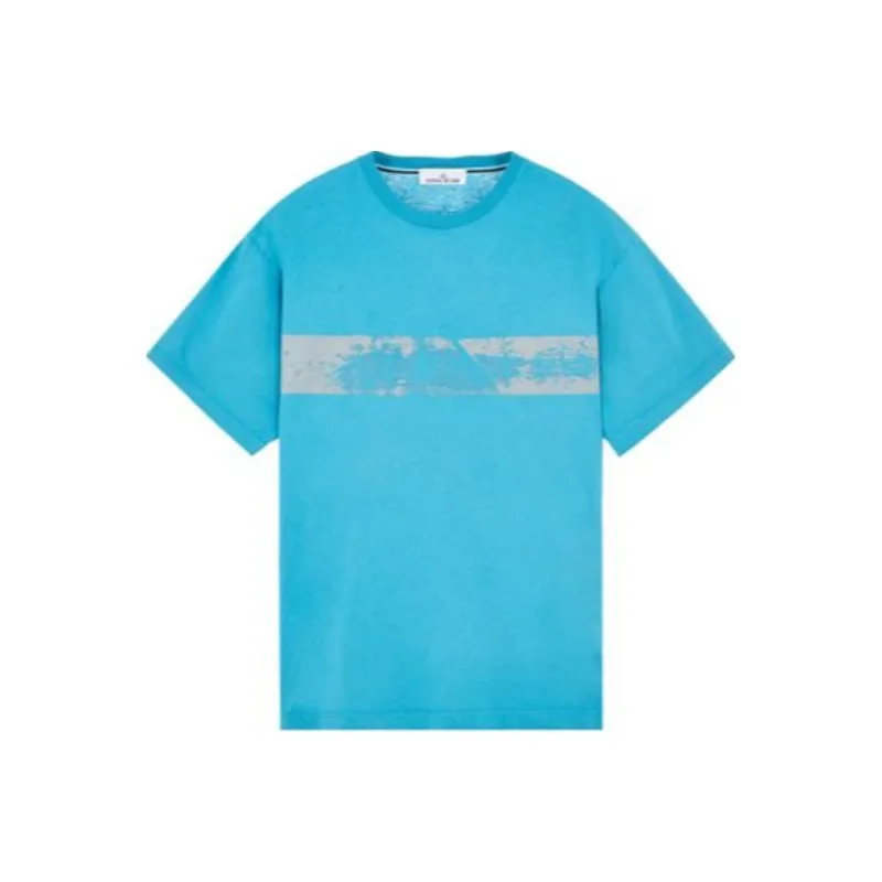 STONE ISLAND The Availability Sizes May Vary T Shirt Men's Blue-0