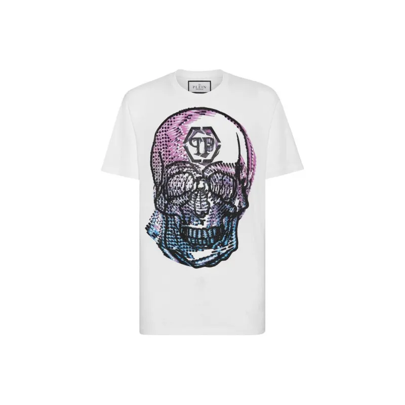 PHILIPP PLEIN Ss Skull Round neck T shirt-0