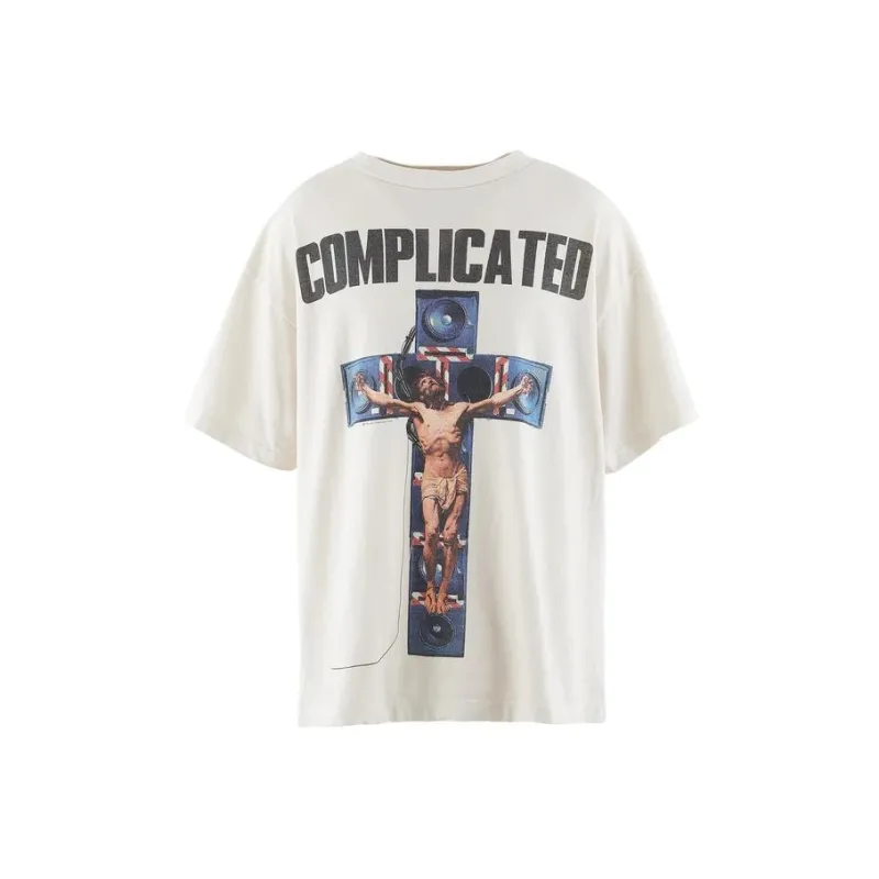 SAINT Mxxxxx x KOSUKE KAWAMURA T Shirt Unisex White-0