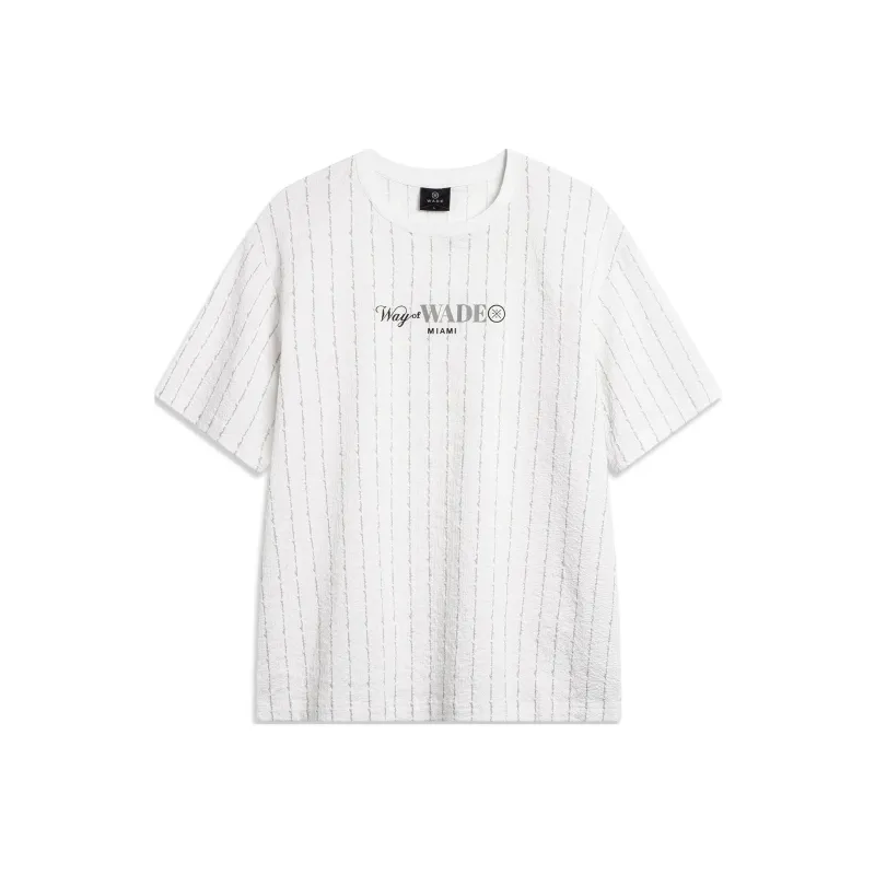LiNing Drop Shoulder Sleeve T Shirt Men's Standard White All Over Print-0