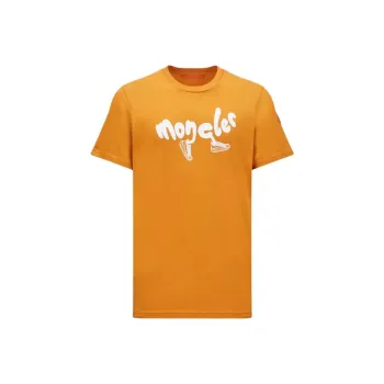 Moncler T Shirts Men Orange