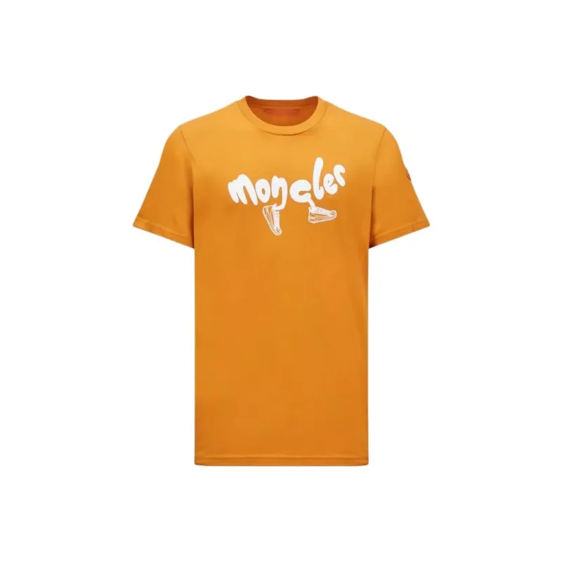 Moncler T Shirts Men Orange-0