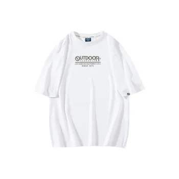 OUTDOOR PRODUCTS Drop Shoulder Sleeve T Shirt Unisex Bleached