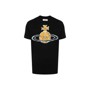Vivienne Westwood Orb Printed Crewneck T Shirt