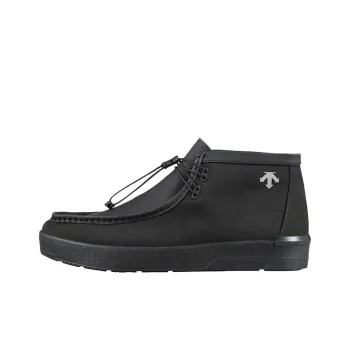 DESCENTE Wayser B 24.1 Anti Slip Wear Resistant Mid Top Casual Shoes Unisex Black
