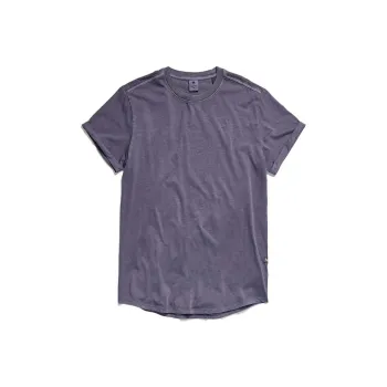 G STAR RAW T Shirts Men Dark Purple Dyed