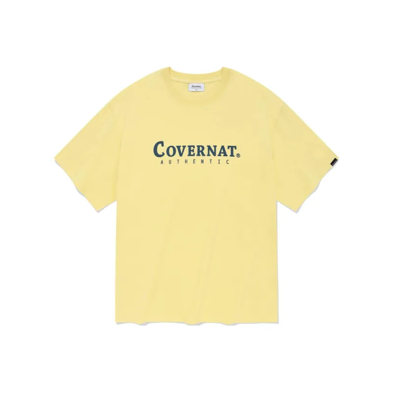 COVERNAT SS24 T Shirt Unisex Yellow-0