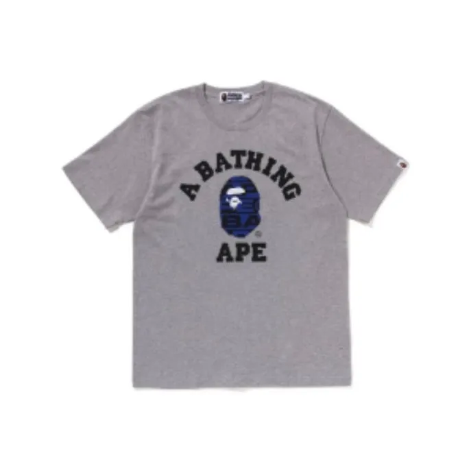 A BATHING APE Lux Sport Pattern College Tee-1