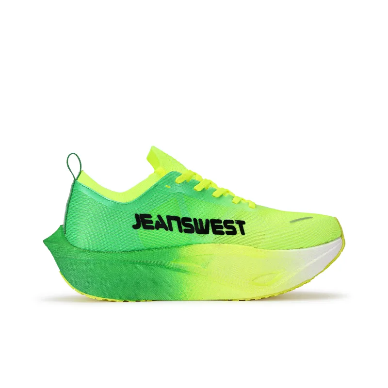 JEANSWEST Running Shoes Unisex Low Top Cyan Cloud Ten Thousand Miles-1