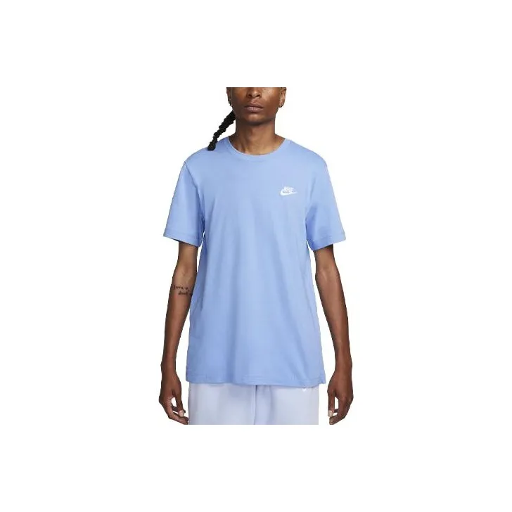 Nike T Shirts Men Lake Blue-0