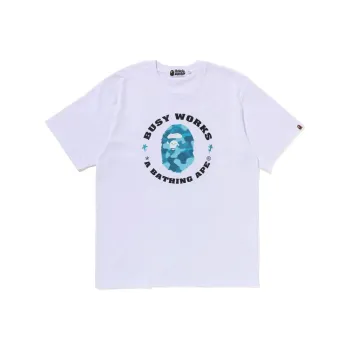 A BATHING APE Radiation Camo Busy Works Tee