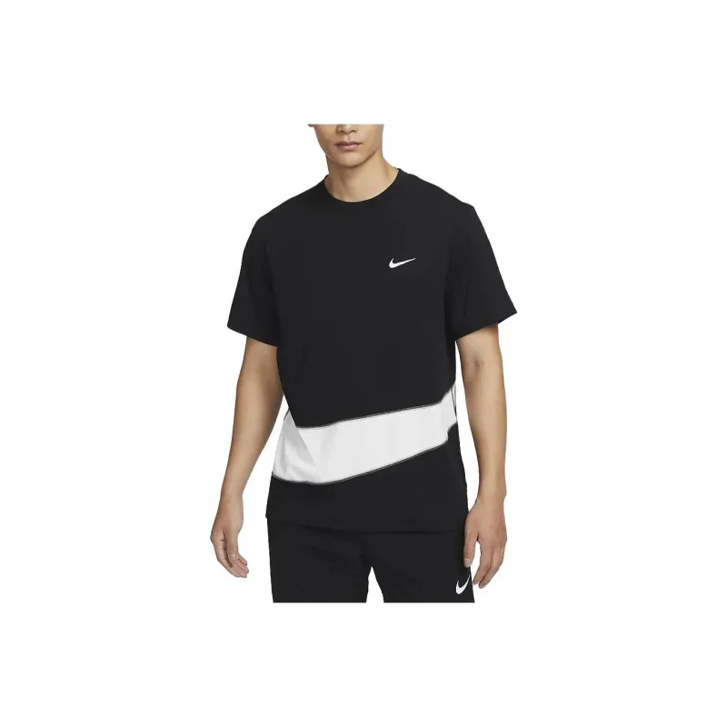 Nike T Shirts Men Black/White-0