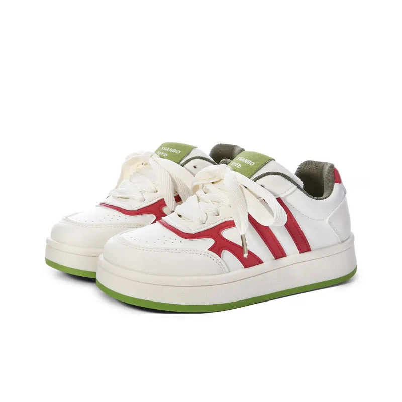 Lovely You Lightweight Wear Resistant And Slip Resistant Low Top Skateboard Shoes Women's-11