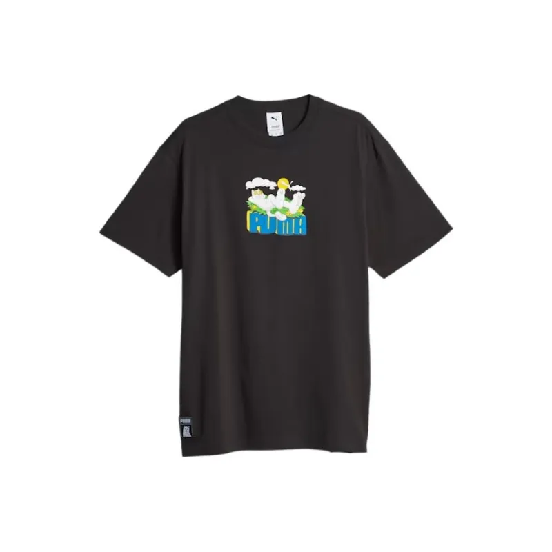 PUMA X RIPNDIP Co branded Series T Shirts Men Black-0