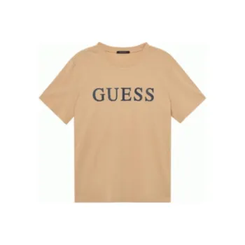 GUESS T-Shirts Unisex Brown