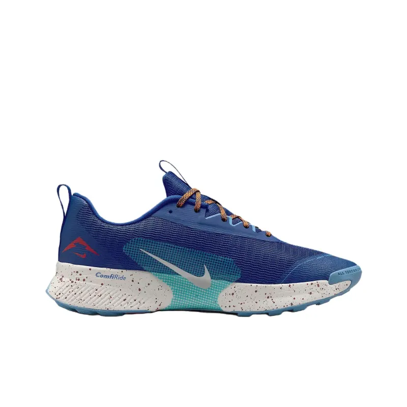 Nike Juniper Trail 3 Anti Slip Wear Resistant Low Top Trail Running Shoes Unisex Blue-1