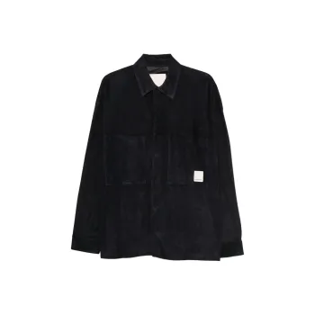 EMPORIO ARMANI Suede Shirt Jacket