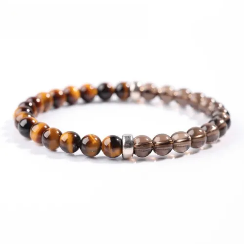 Xifeng Building Tiger's Eye Stone Bracelets Unisex