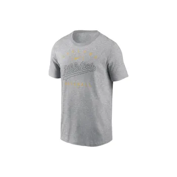 Nike Oakland Athletics Home Team Athletic Arch T-Shirt Men's Gray