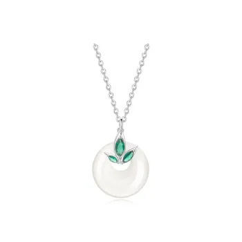 Crafts Women's Chalcedony Jade Necklaces Unisex