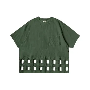 Kapital 20 / Jersey Windowpane T Shirt