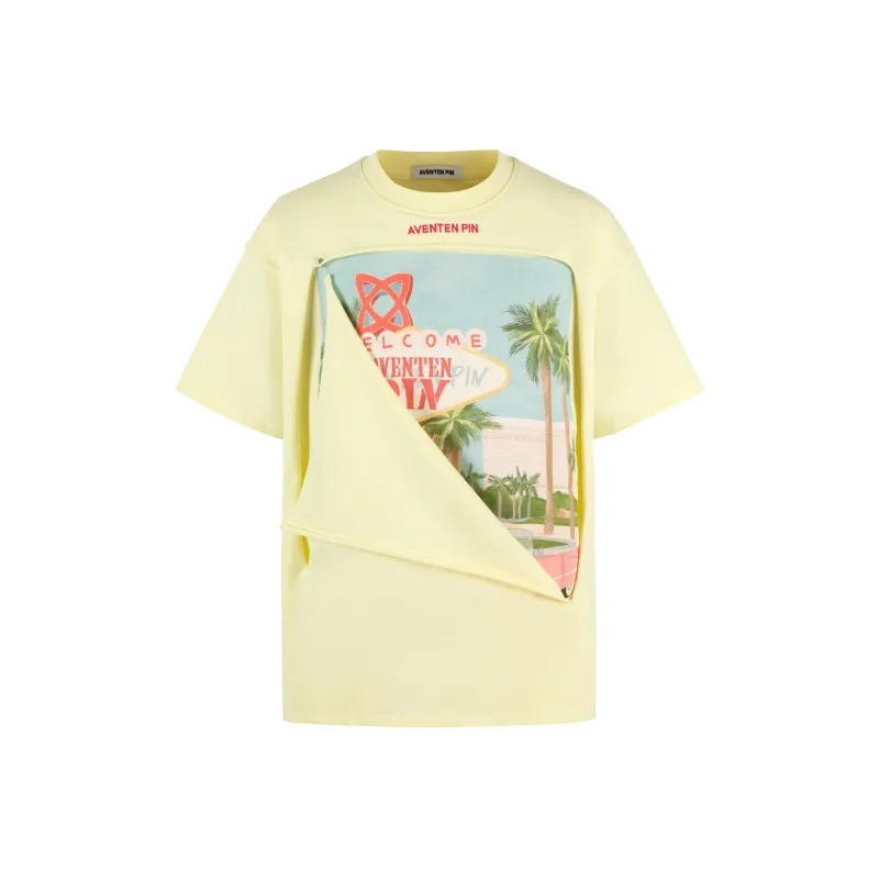 AVENTEN PIN T Shirts Men Yellow-0