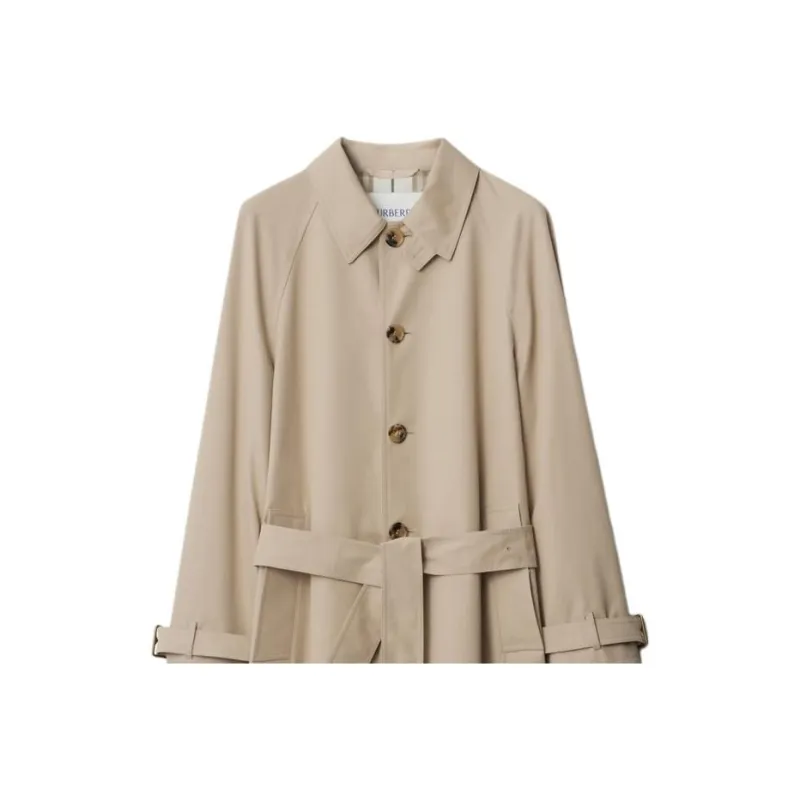 Burberry Single Breasted Belted Trench Coat-1