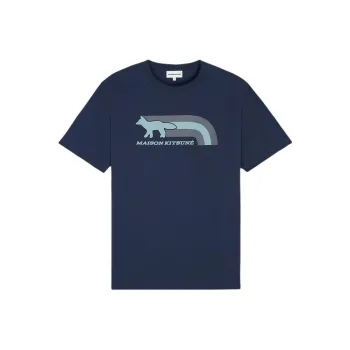 Maison Kitsune Bold Fox Head Patch Comfort T Shirt