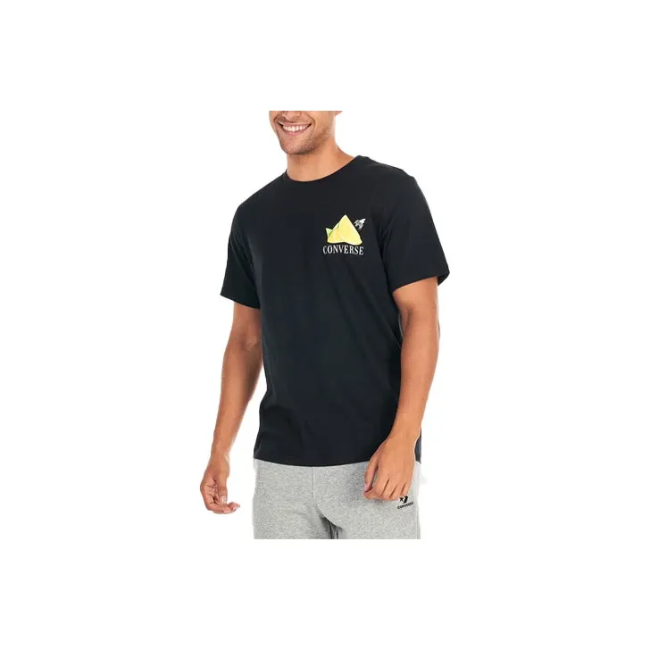 Converse Fresh Lemon T Shirts Unisex Black-0