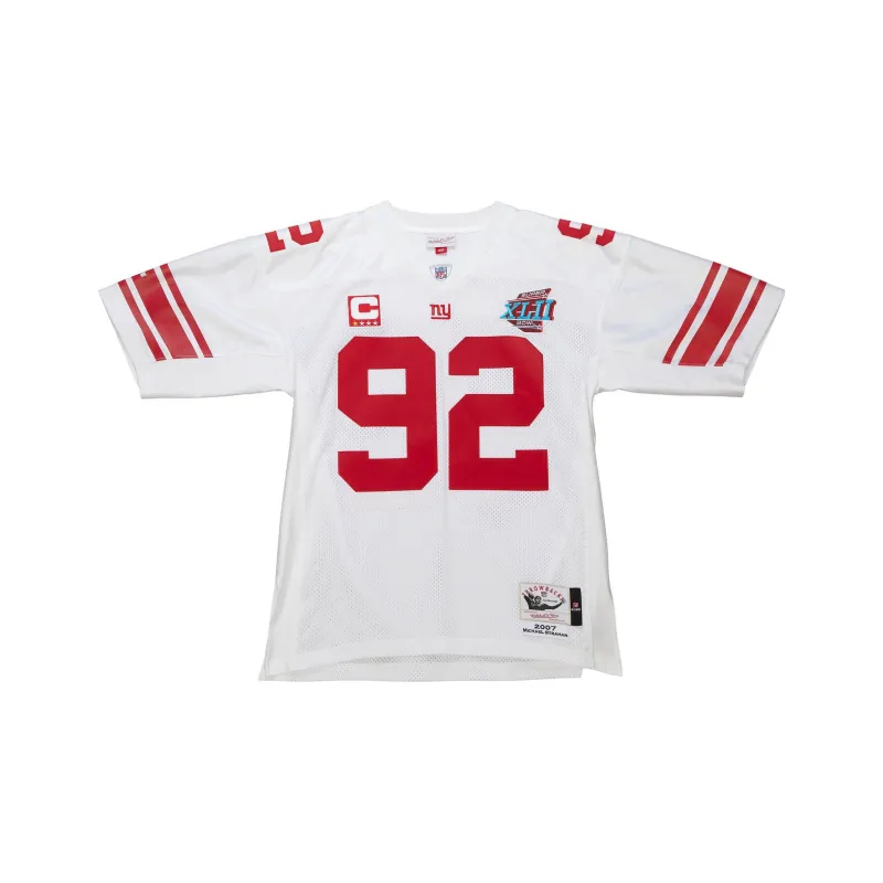 Mitchell Ness 2007 Michael Strahan New York Giants Super Bowl Xlii Authentic Jersey-0