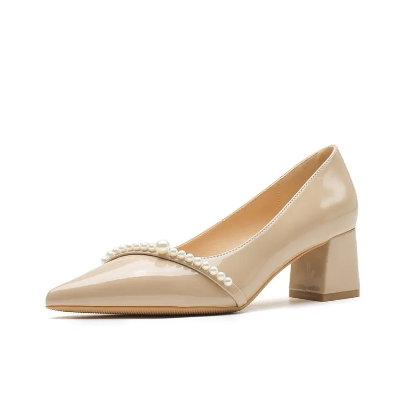 TADSW Chunky Heel High Heels Women's-5
