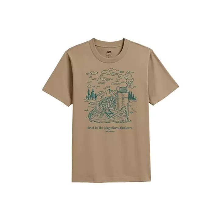 New Balance 1982 Run Club T-Shirts Men Brown-0